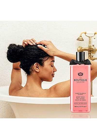 Boutique Sg Cherry & Peony Duş Jeli 500 Ml 3 Paketi Açık Mavi
