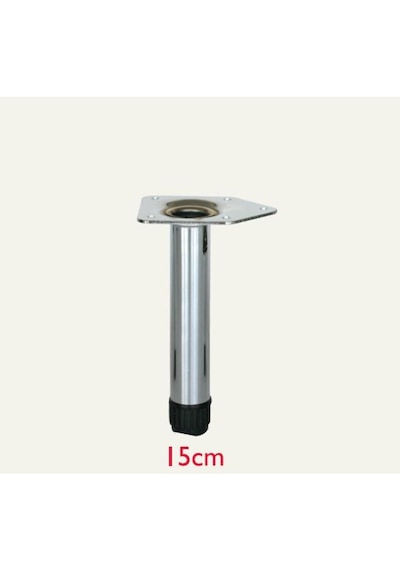 Gürçayhırdavat Metal Mobilya Ayağı 25Mm Parlak Krom (4 Adet)