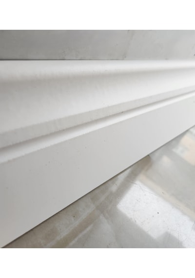 Yalı Serisi Lake Beyaz U Model 10cm Pvc Süpürgelik