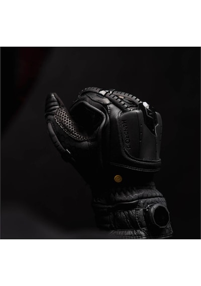 Knox Handroid Pod Mk5 Kısa Korumalı Deri Motosiklet Eldiveni