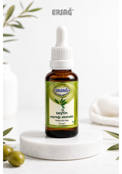 Ersağ Zeytin Yaprağı Ekstraktı Takviye Edici Gıda 30 ML