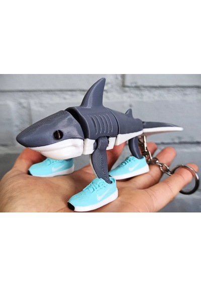 Hareketli Köpekbalığı Figür 13cm