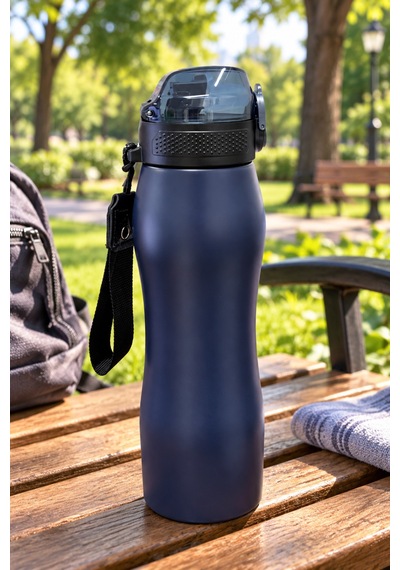 750 Ml Çelik Matara Mat Lacivert