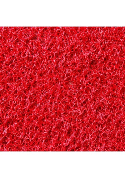 Kıvırcık Kapı Önü Dış Mekan Paspas Halı Yolluk - Kırmızı - En : 1.20 Cm / Boy : 5 Metre Kırmızı