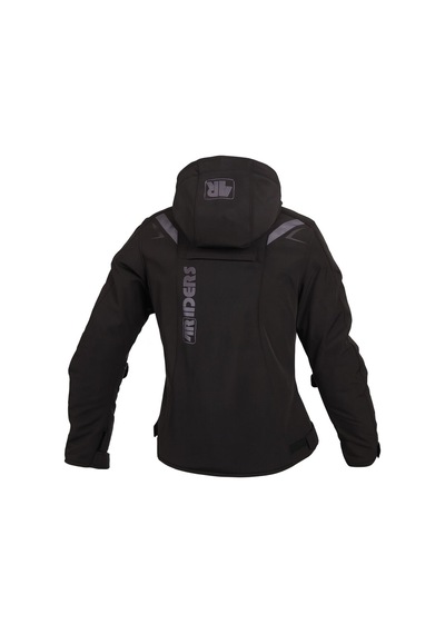 4riders Alice Pro Korumalı Softshell Kadın Motosiklet Montu Siyah