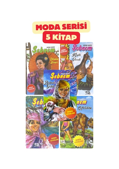 Çocuk Etkinlik Seti Şebnem Serisi Toplam 23 Kitap Bir Arada Kostümler+cici Kızlar+moda+minikler