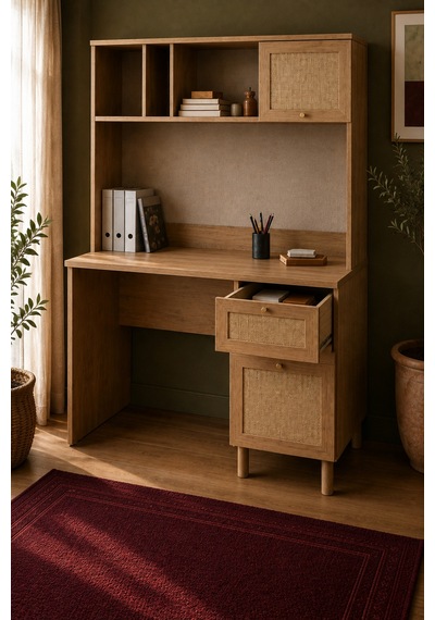 Home Sona Raflı Çalışma Masası 120x173x60 Cm Cadiz Meşe İskandinav Tasarım Ahşap Rengi - 914418363 Ahşap Rengi Home Sona Raflı Çalışma Masası 120x173x60 Cm Cadiz Meşe İskandinav Tasarım Ahşap Rengi - 914418363 Ahşap Rengi