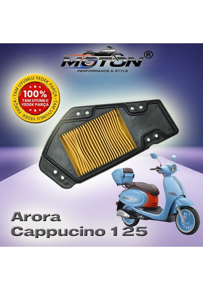Arora Cappucino 125 Tam Uyumlu Yüksek Performanslı Hava Filtresi