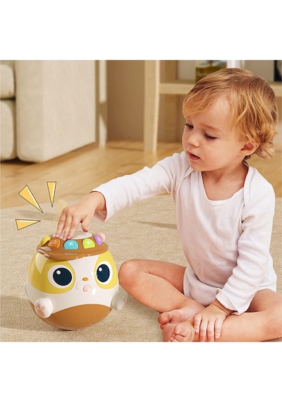 Babycim Hacı Yatmaz Müzikli Ve Işıklı Davul Kahverengi