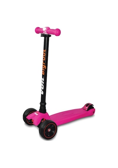 Voit 218C Işıklı Geniş 3 Teker Scooter-Fuşya