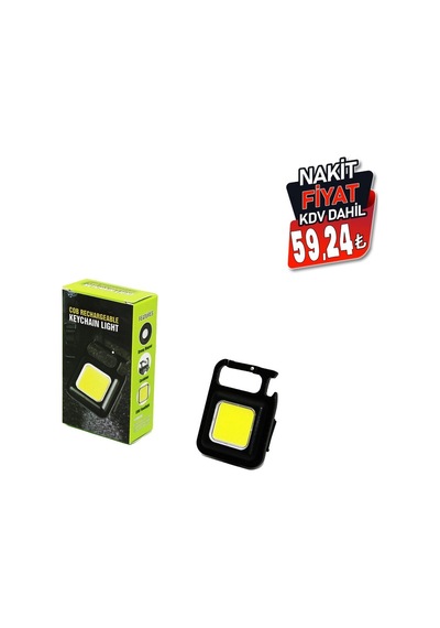 3ın1 Mıknatıslı Usb Şarjlı Fener - Anahtarlık - Pratik Kapak Açacak 5580 Çok renkli