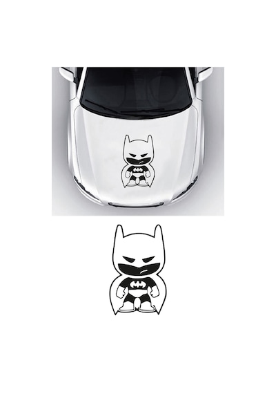 Batman Sticker, Oto Sticker, Kelebek Cam Sticker Motor Sticker 15x9.5 Cm