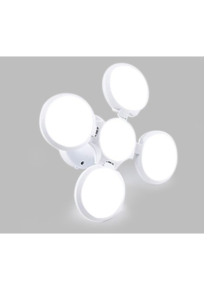 Yeni Nesil Solar Led Lamba Katlanır 5 Kanatlı 45 Ledli Şarjlı Ve