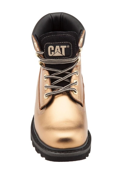 Caterpillar Colorado Bronze Deri Kadın Bot Siyah