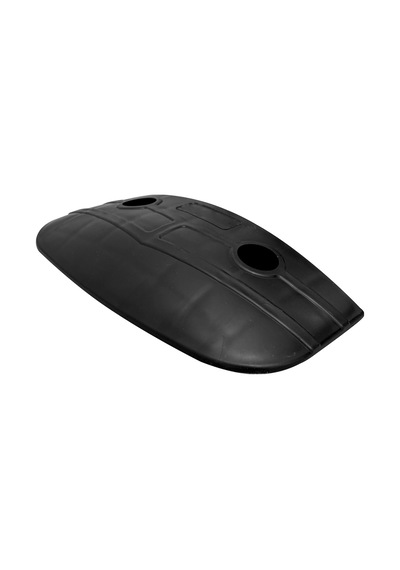 Mercekli Klasik Hız Kesici Kapağı, Yol Kasisi Kapağı 25 X 12 X 3,5 Cm Siyah-3802