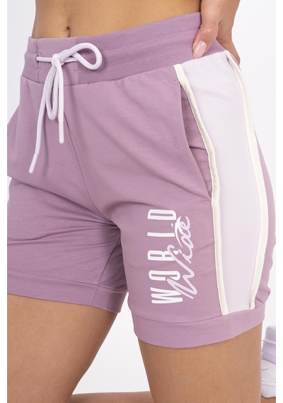 Maraton Sportswear Regular Kadın Basic Koyu Lila Şort 21159-koyu Lila