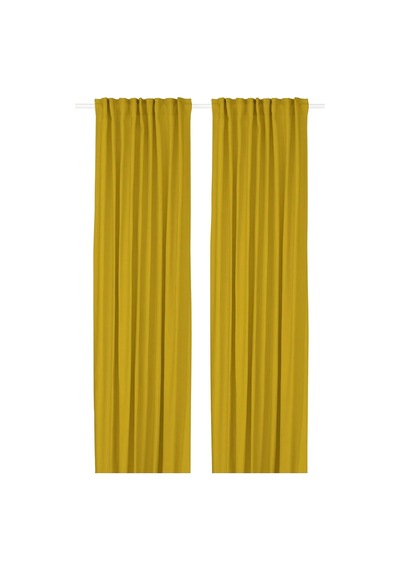 Ikea Gınstmott Fon Perde 145x300 Cm Hardal