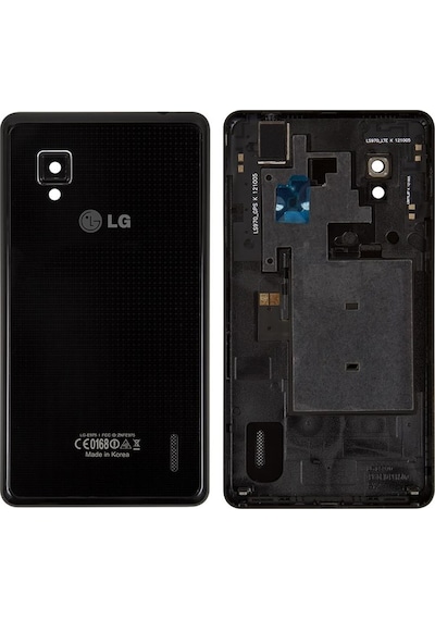 LG Uyumlu Optimus G E975 Kasa Kapak Siyah