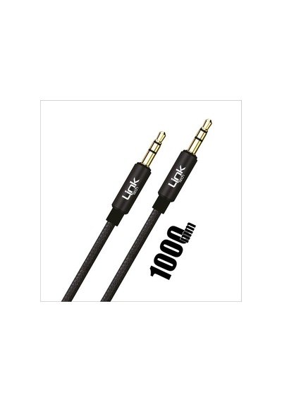 Linktech A577 Aux Kablo Örgü 3.5Mm 1Mt (551660694)