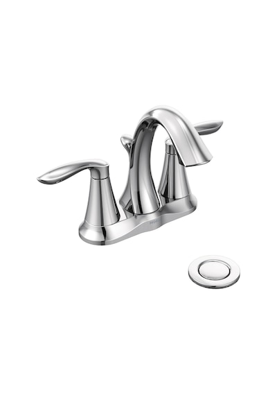 Moen Eva Krom İki Kulplu Centerset Banyo Lavabo Bataryası Tahliye Diğer