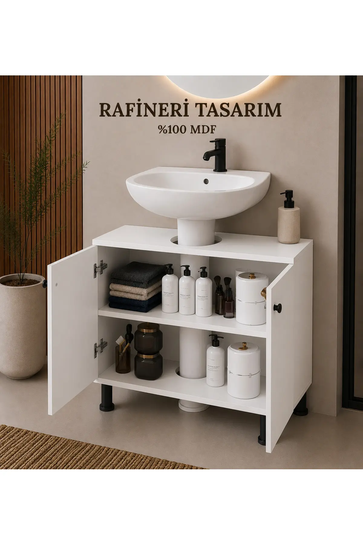 Asya Banyo Dolabı,lavabo Altı Dolap,ayaklı Lavabo Dolabı,modern Lavabo Altı Ünite %100 Mdf Beyaz Asya Banyo Dolabı,lavabo Altı Dolap,ayaklı Lavabo Dolabı,modern Lavabo Altı Ünite %100 Mdf Beyaz