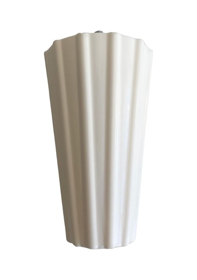 Armut Beyaz Plastik 12cm Ayak 8mm Vidalı Mobilya Koltuk Ve Baza Ayağı Beyaz 12cm 8mm Vidalı