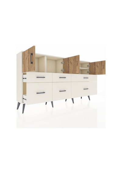 Arges Konsol 4 Raflı 6 Çekmeceli 4 Kapaklı 176x30x99 Aytaşı-çam/aytaşı Atlas Çam/aytası - Aytası Arges Konsol 4 Raflı 6 Çekmeceli 4 Kapaklı 176x30x99 Aytaşı-çam/aytaşı Atlas Çam/aytası - Aytası