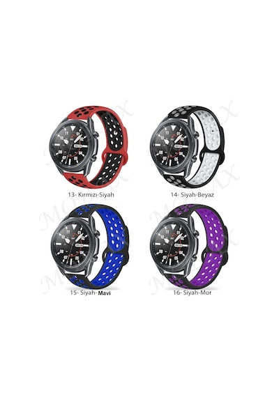 Huawei Uyumlu Watch GT GT2 GT2e GT3 Pro 46mm Kordon Nike Spor Kordon