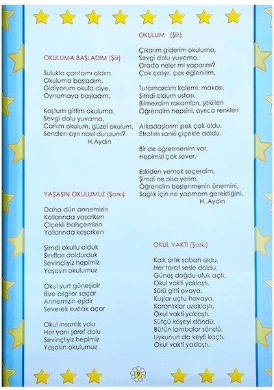 Okul Öncesi Belirli Gün ve Haftalar Şiir Çocuk