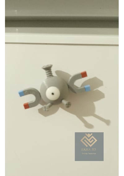 Pokemon Magnemite Figür 7 Cm Mıknatıslı, Magnet