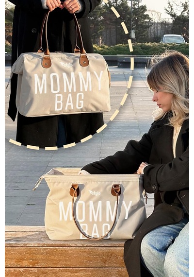 Xmlbayiciniz Stylo Usa Mommy Bag Anne Bebek Bakım Ve Kadın Çantası Vızon Çok Renkli
