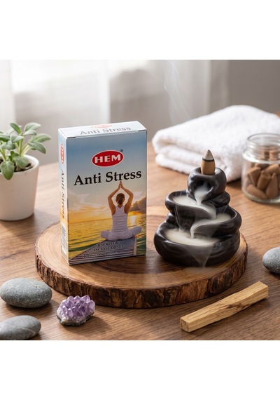 Bakgelal 4 Lü Geri Akışlı Şelale Konik Tütsü Seti Palo Santo, Lavanta, Anti Stress Ve Yasemin 40 Adet - 9081087580297