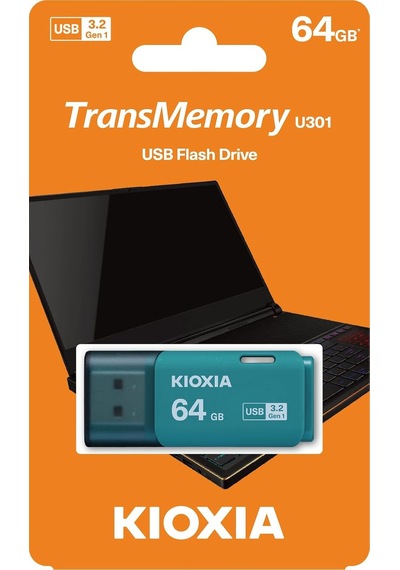 Transmemory U301 64gb Usb Bellek Usb 3.2 Gen 1, Açık Mavi Diğer