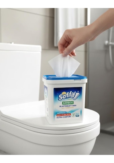 Soffy Islak Tuvalet Kağıdı Tuvalete Atılabilen Flushable Tuvalet Kağıt 480 Adet
