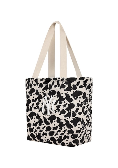 New Era Cow Jacquard Neyyan Ltcblk Kadın Tote Çanta-13815 Açık Bej