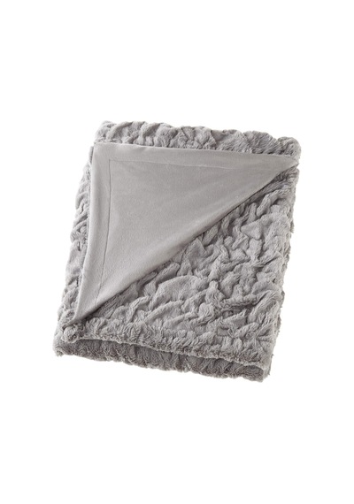 Konfor Raum Geruescht Örtü, 127 Cm X 152,4 Cm İle 2 Dört Köşe Yastık Kılıfı Gerçek Kürk 50,8 X 50,8 Cm Çok Renkli