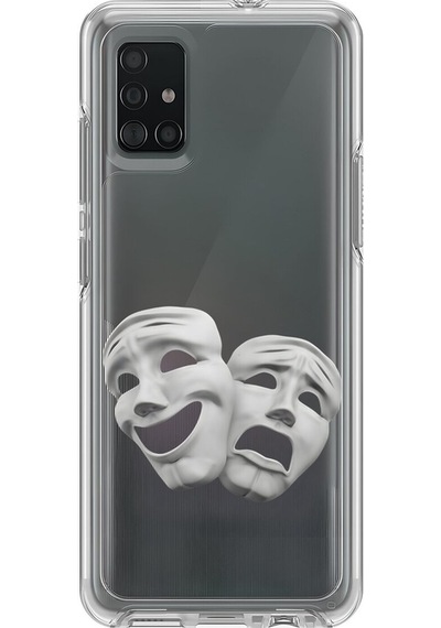 Samsung Galaxy A71 Uyumlu Şeffaf Kılıf Estetik Yüz 7 Tasarımlı