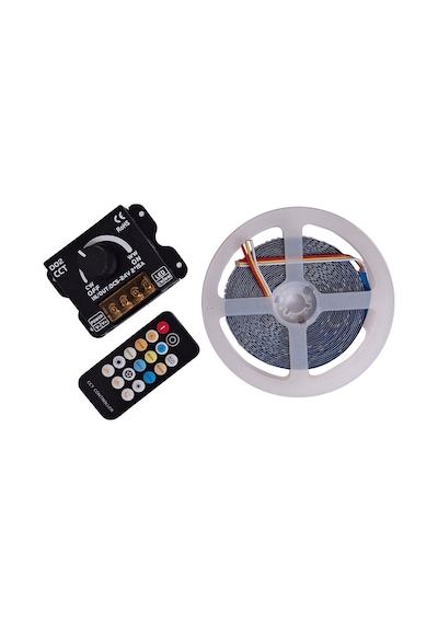 Şerit Led 3 Çip 240 Led 12v 5m 3000-4000-6500 Kelvin