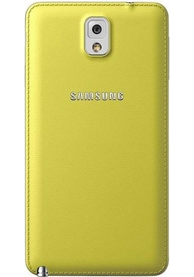 Galaxy Note 3 N9000 İle Uyumlu Arka Kapak Sarı Et-bn900s