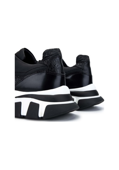 Tamer Tanca Erkek Hakiki Deri Siyah Sneakers & Spor Ayakkabı 1145 12546-y Erk Ayk Y246 Sıyah Kms