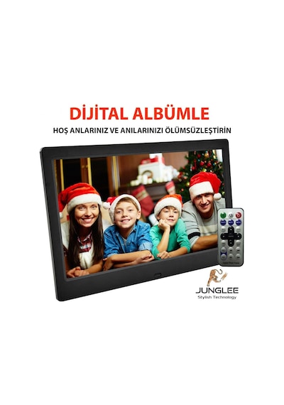 Tr Dijital Fotoğraf Çerçevesi Otomatik Slayt Gösterisine Sahip 7 Inç Lcd Usb/sd Mp3/mp4 Çalar Siyah Diğer
