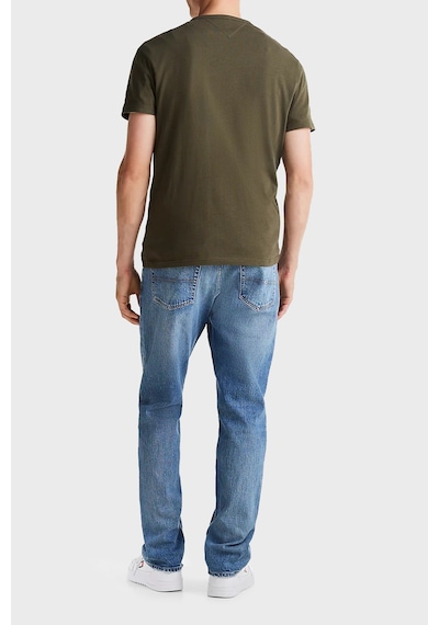 Tommy Jeans Erkek T Shirt Dm0dm20322 M12 Yeşil Yeşil