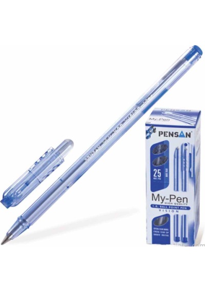 Pensan My-Pen Tükenmez Kalem 1.0 MM 25 Adet - Mavi