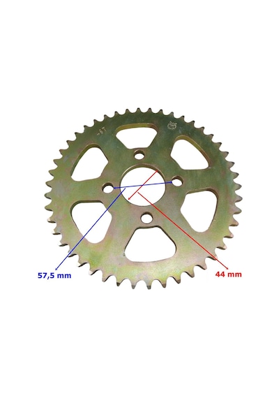Atv Terratrack 200 Arka Dişli 428-46t İç 44 Mm 4 Delikli