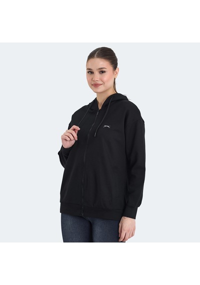 Slazenger KATHLEENA IN Kadın Sweatshirt Siyah