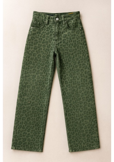 Uğur Bebe Kız Çocuk Yeşil Leopar Desenli Geniş Paça Premium Kot Trend Şıklık, Rahat Ve Tarz Günlük Pantolon Haki Yeşil Leopar Haki Yeşil Leopar Uğur Bebe Kız Çocuk Yeşil Leopar Desenli Geniş Paça Premium Kot Trend Şıklık, Rahat Ve Tarz Günlük Pantolon Haki Yeşil Leopar Haki Yeşil Leopar