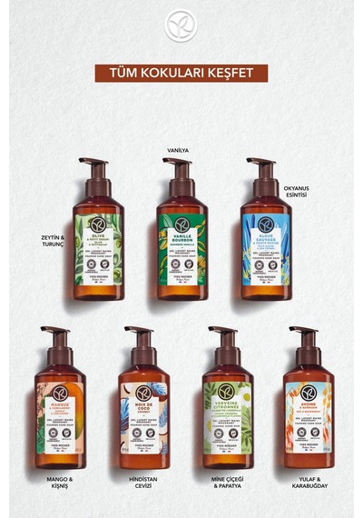 Yves Rocher Sıvı Sabun- Tropikal Hindistan Cevizi - Sls,sles İçermez,vegan-190ml