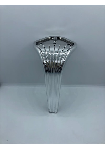 Plastik,17 Cm Krom Kaplama Koltuk.berjer,mobilya Ayağı 4 Adet