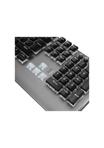 Rampage KB-R210 Favory Kristal Blue Switch Kablolu Rainbow Mekanik Oyuncu Klavye