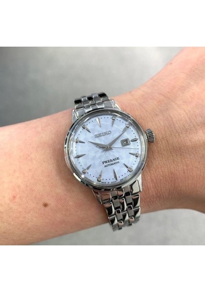 Seiko Presage Sre007j Pırlantalı Otomatik Kadın Kol Saati Metalik